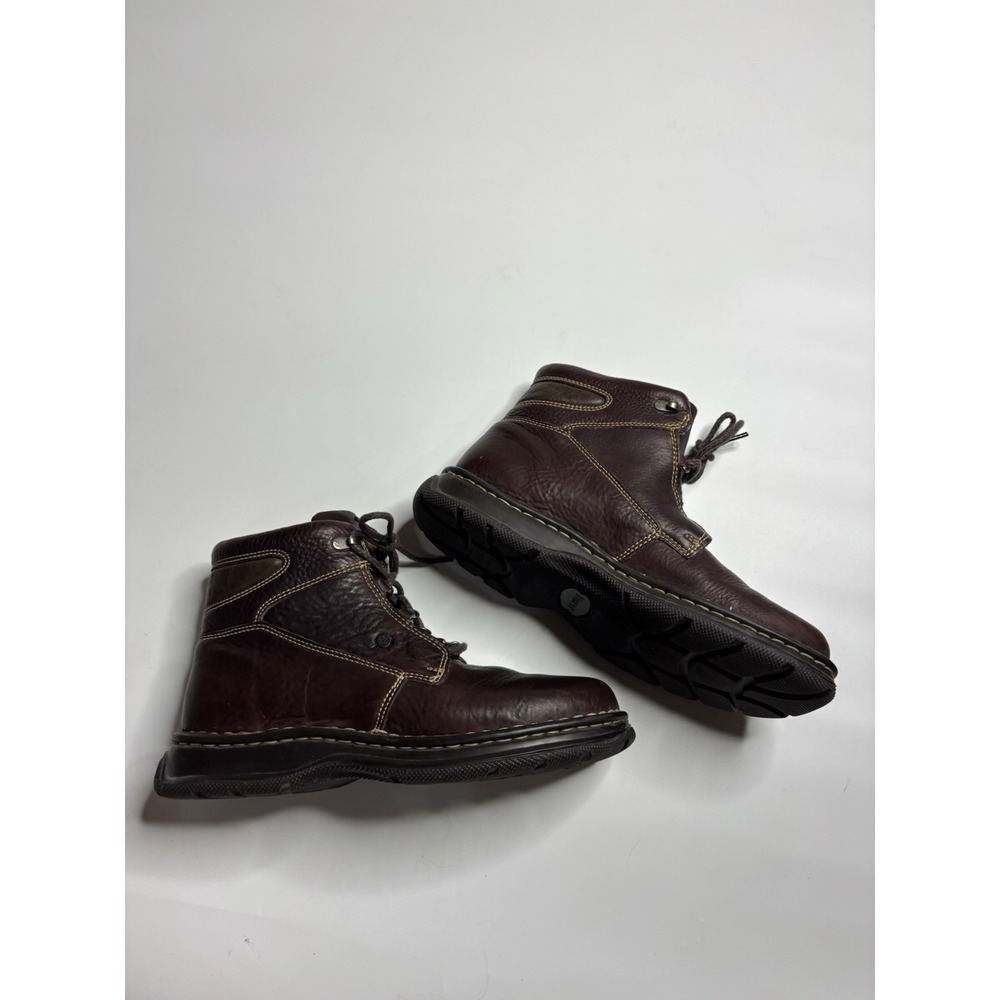Born Boots Mens Size 11 M Pike Combat Biker Leather Lace Up Boots Brown EUC